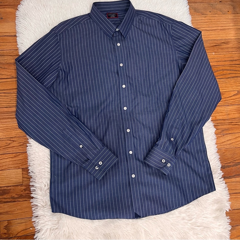 UNTUCKit Mens‎ button down closure shirt size XL